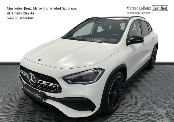 dolnośląskie Mercedes-Benz GLA cena 239900 przebieg: 23100, rok produkcji 2021 z Wrocław